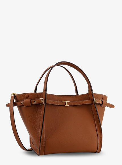 Tod's Hammered Leather Shopping Bag