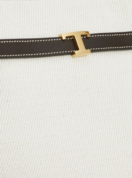 Tod's Tim Canvas And Leather Medium Shopping Bag