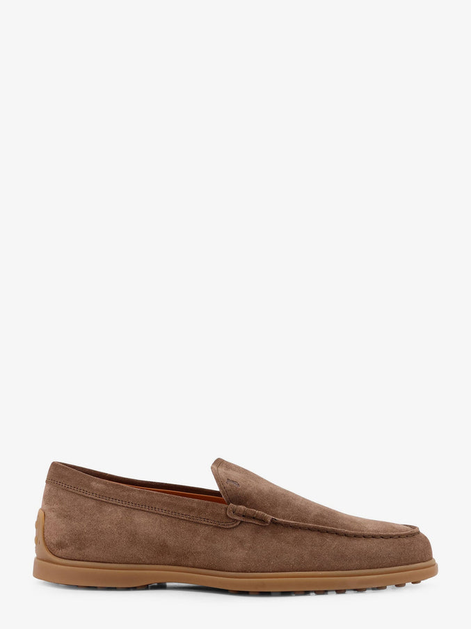 Tod's Suede Loafers Marrone