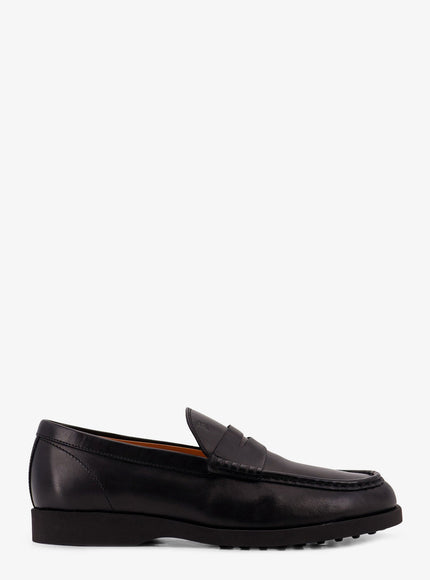 Tod's Leather Loafers Nero