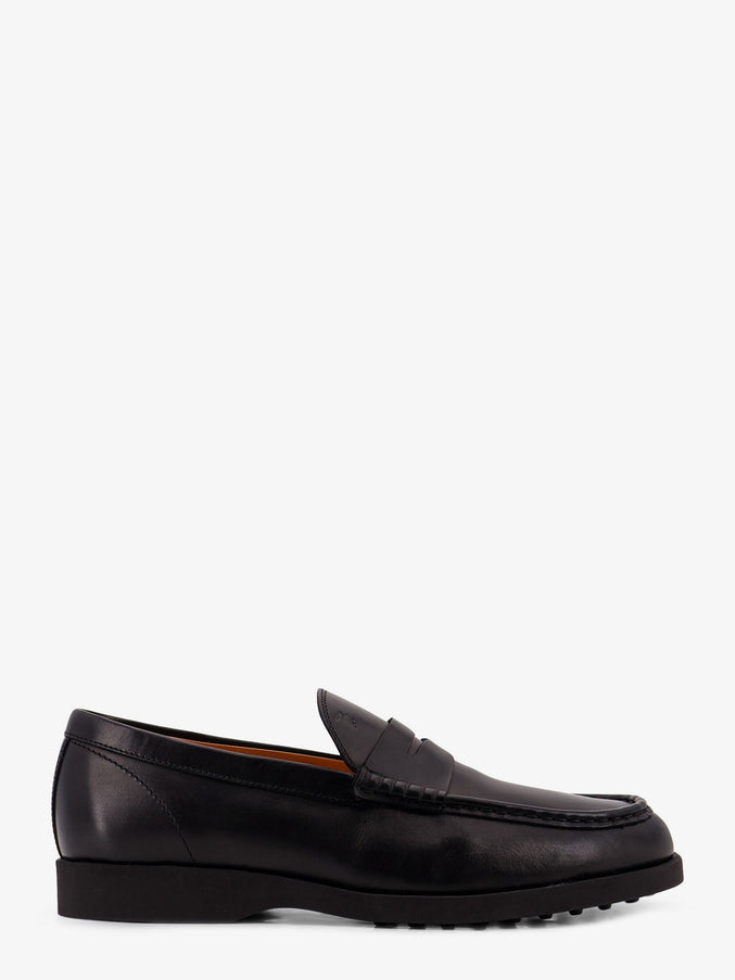 Tod's Leather Loafers Nero