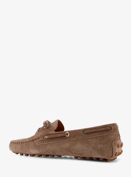 Tod's Suede Loafers With Gomminos Detail