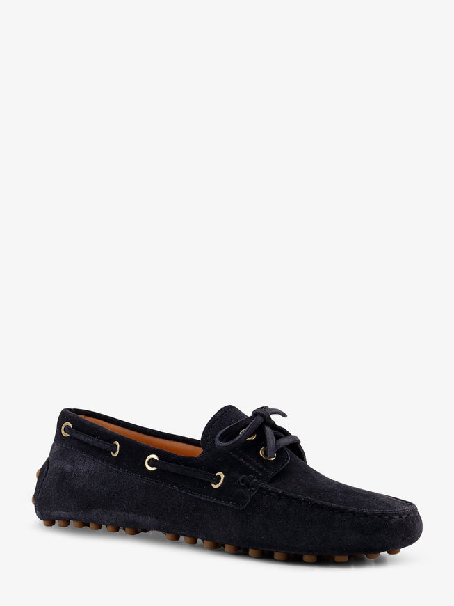 Tod's Suede Loafers With Gomminos Detail