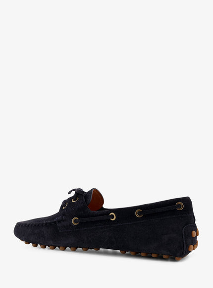 Tod's Suede Loafers With Gomminos Detail