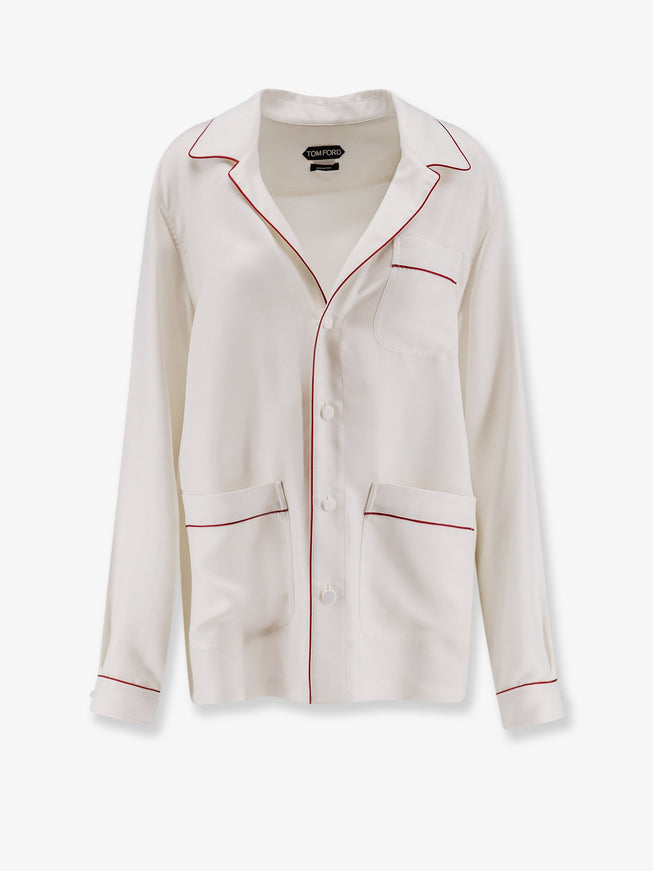 Tom Ford Silk Shirt 40 Off White
