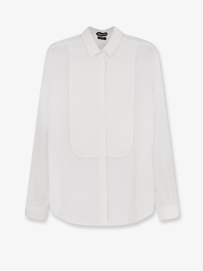 Tom Ford Silk Shirt Opticalwhite