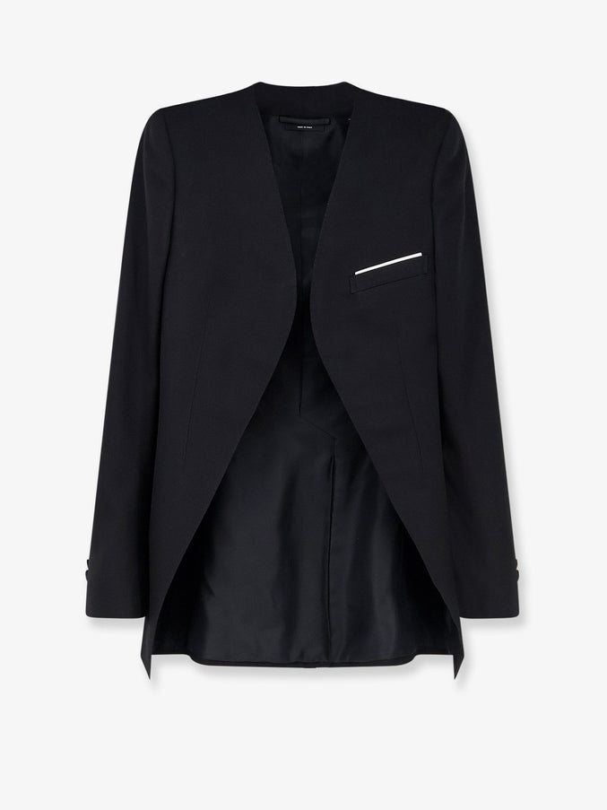 Tom Ford Wool And Silk Blazer Black
