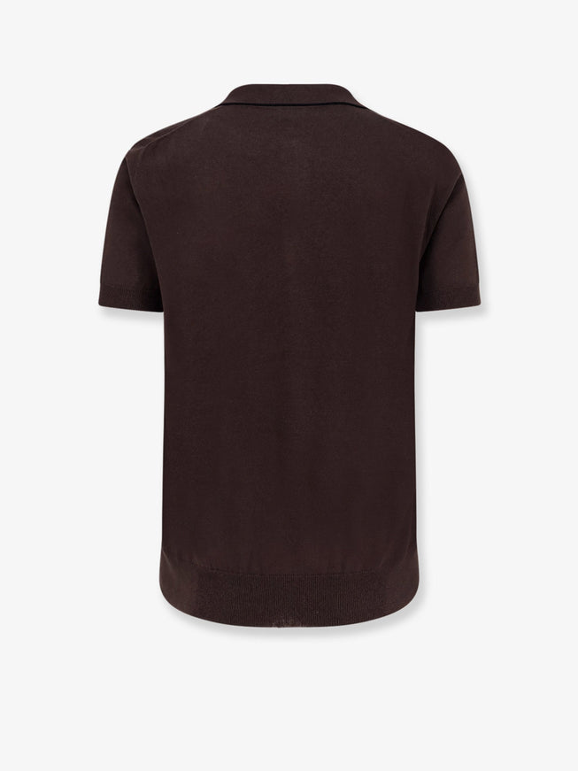 Tom Ford Cotton And Silk Blend Polo Shirt