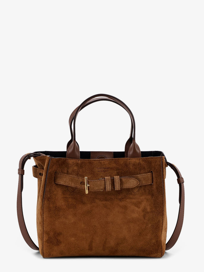 Tom Ford Audrey Suede Handbag Uni Whisky