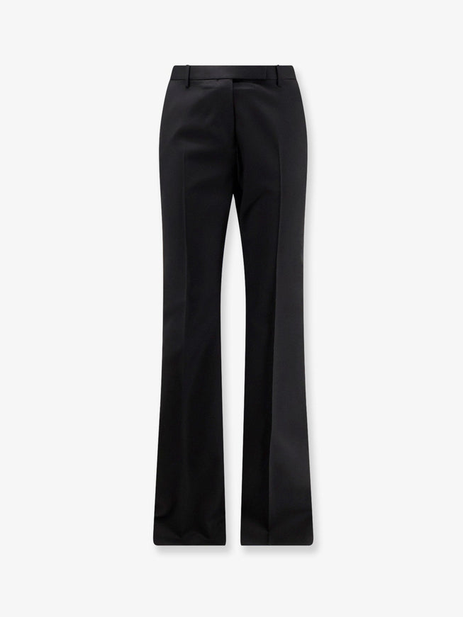 Tom Ford Wool And Silk Trousers Black