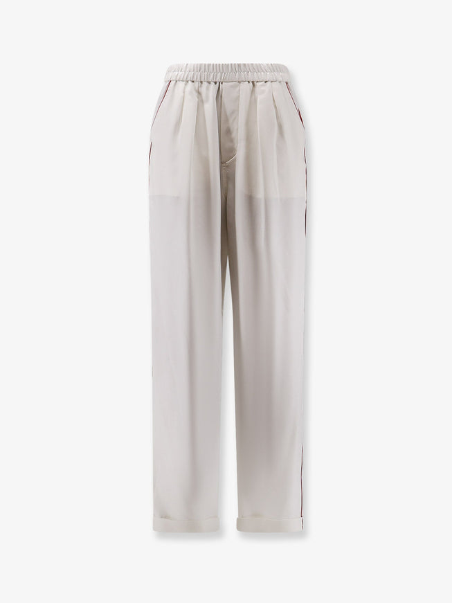 Tom Ford Silk Trousers 40 Off White