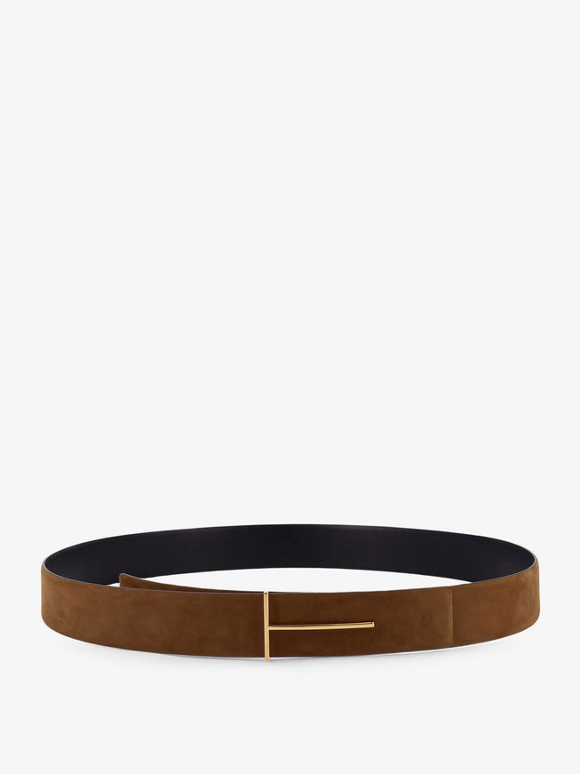 Tom Ford Suede Belt Olivebrown