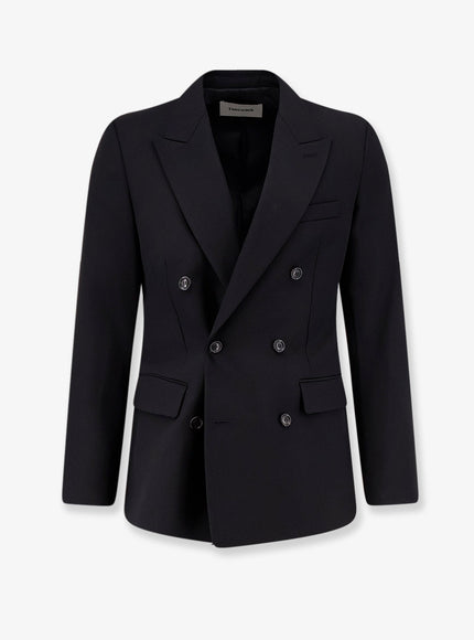 Tonywack Wool Blend Blazer Black