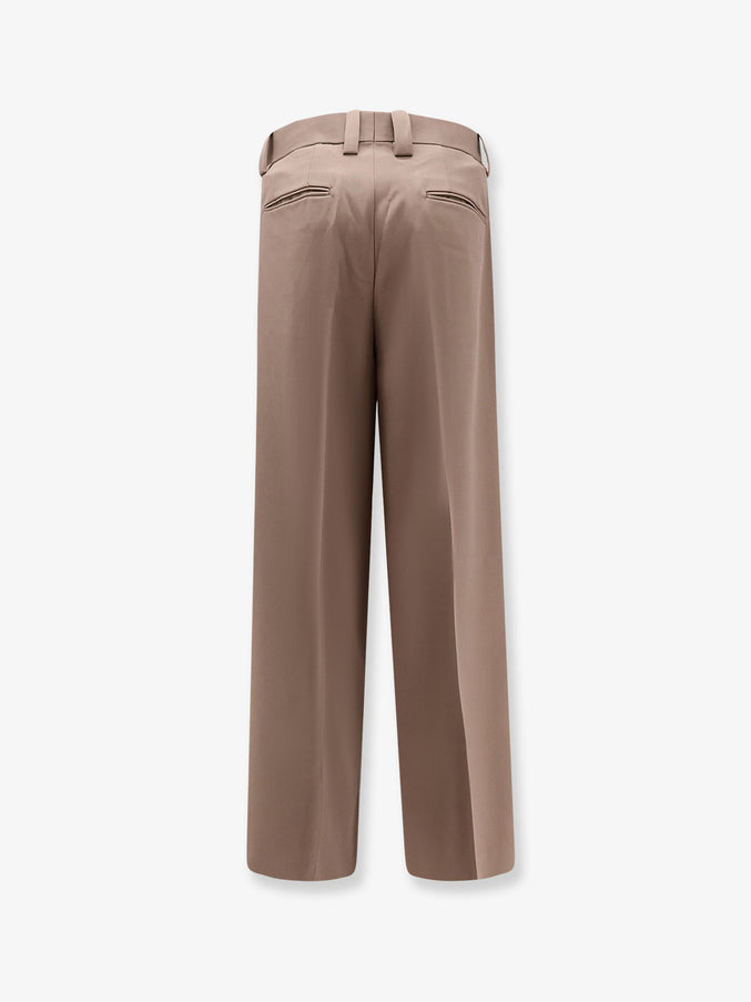 Tonywack Wool Blend Trousers With Frontal Pinces