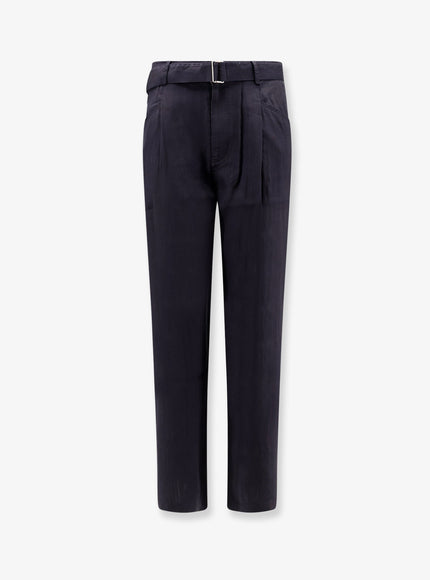 Tonywack Linen Blend Trousers Dark Navy