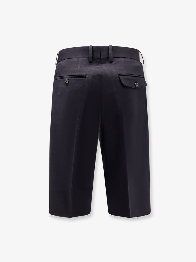 Tonywack Wool Blend Bermuda Shorts With Frontale Pinces