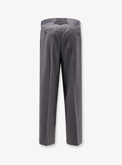 Tonywack Wool Blend Trousers With Frontal Pinces