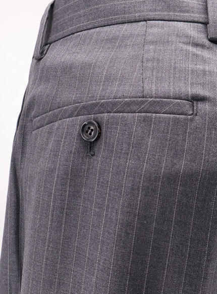 Tonywack Wool Blend Trousers With Frontal Pinces