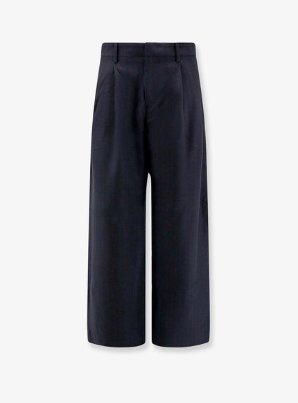 Tonywack Loose Fit Cotton Trousers Purple Blue