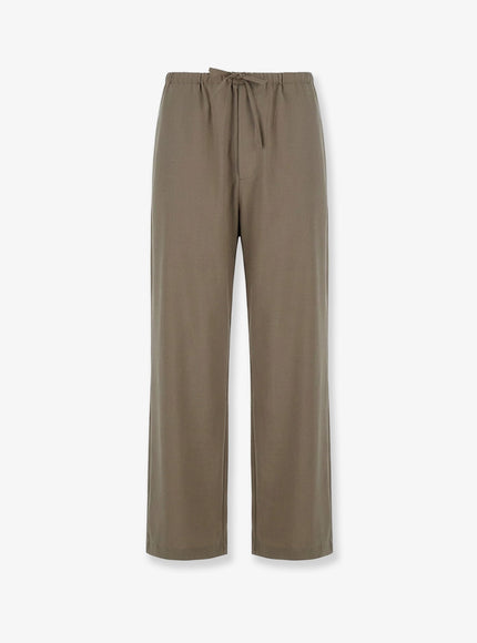 Tonywack Wool Blend Trousers Beige