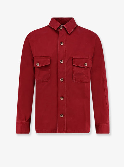 Tonywack Oversize Cotton Shirt Red