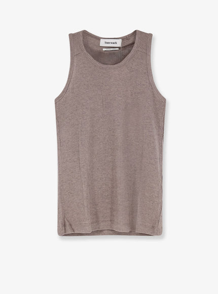 Tonywack Lyocell Blend Tank Top Taupe