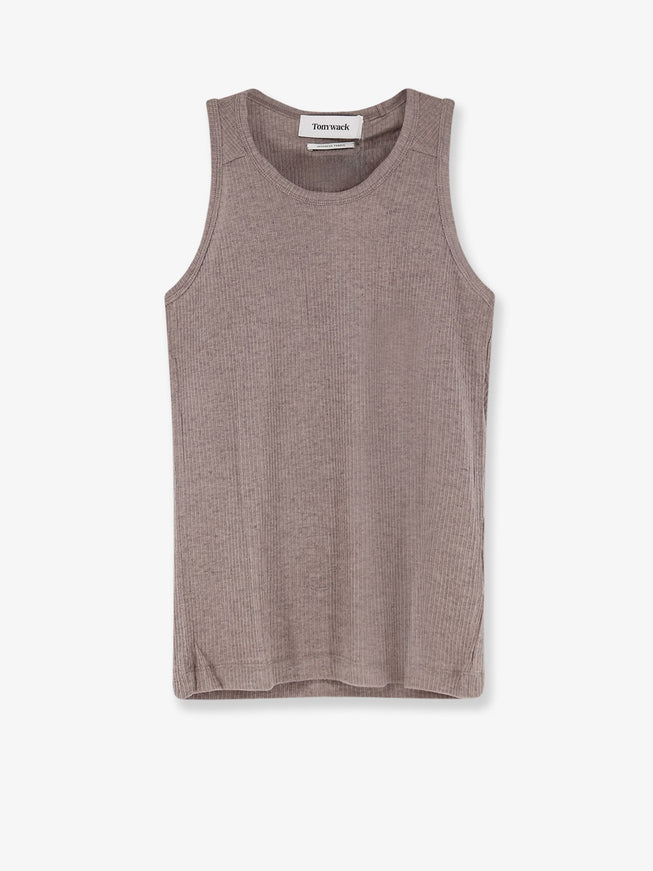 Tonywack Lyocell Blend Tank Top Taupe