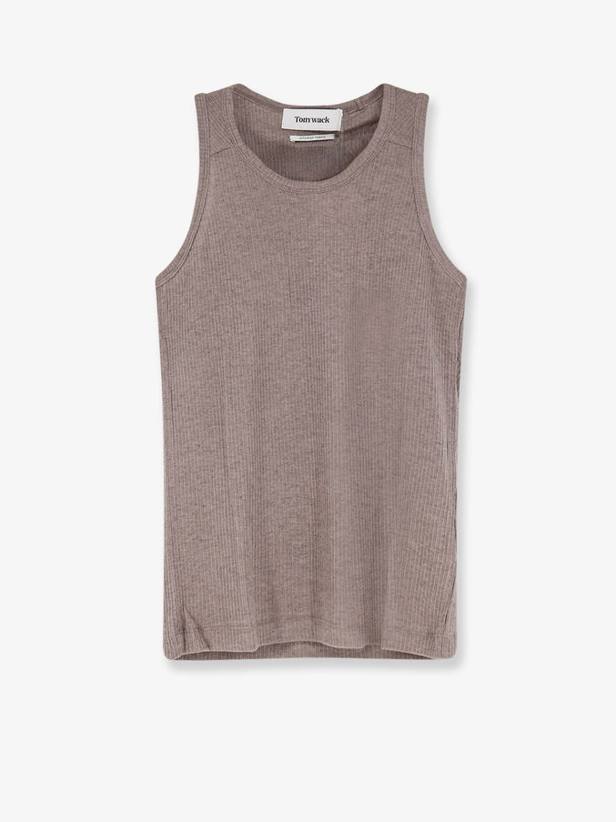 Tonywack Lyocell Blend Tank Top Taupe