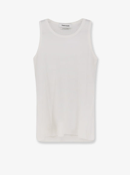 Tonywack Lyocell Blend Tank Top White