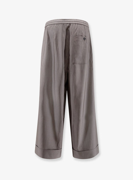 Tonywack Silk, Polyester And Wool Blend Trousers