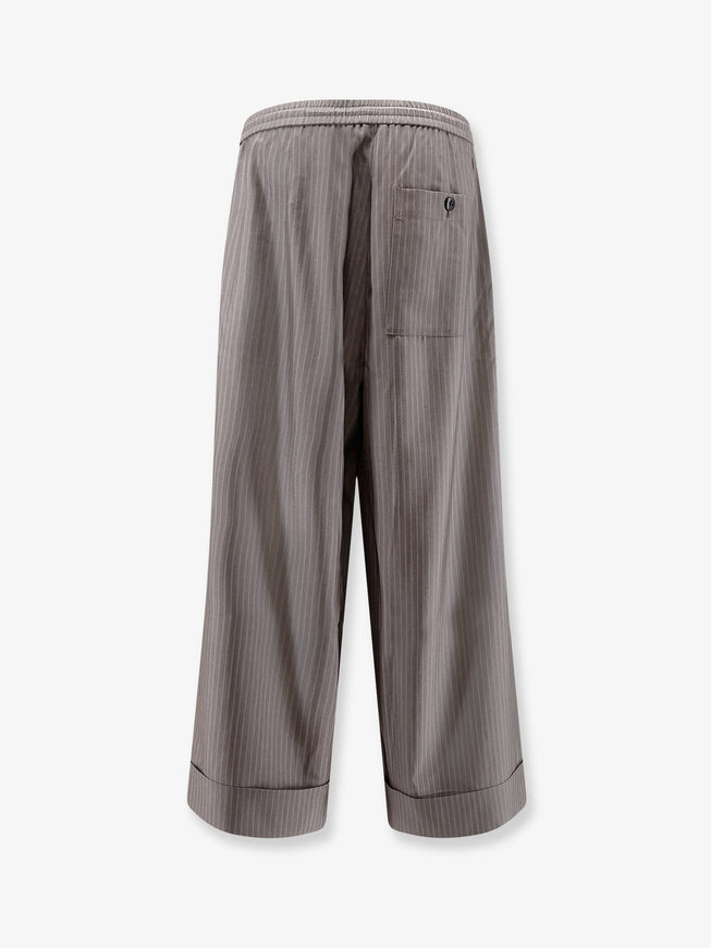 Tonywack Silk, Polyester And Wool Blend Trousers