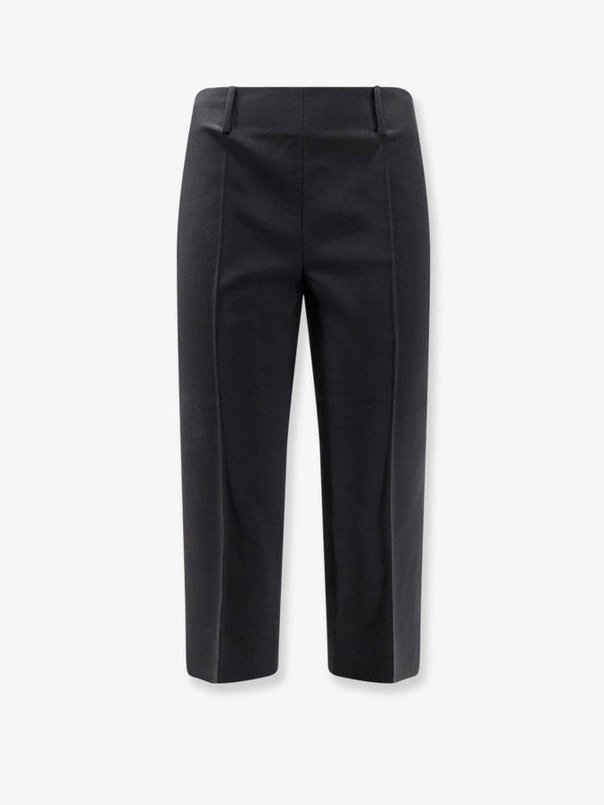 Tonywack Wool Blend Capri Trousers Black