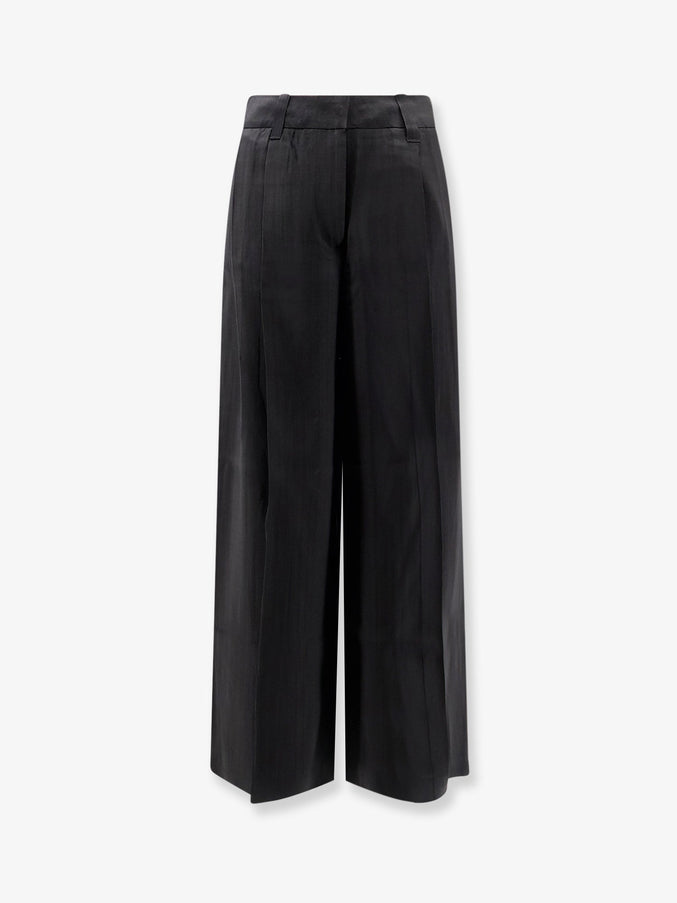 Tonywack Airy Rayon Trousers Black