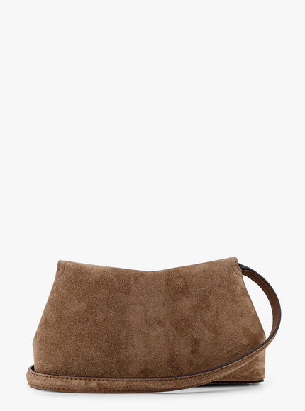 Toteme Suede T-Lock Clutch