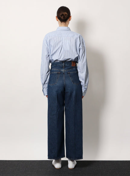Toteme Wide Leg Organic Cotton Jeans