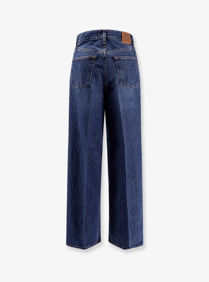 Toteme Wide Leg Organic Cotton Jeans