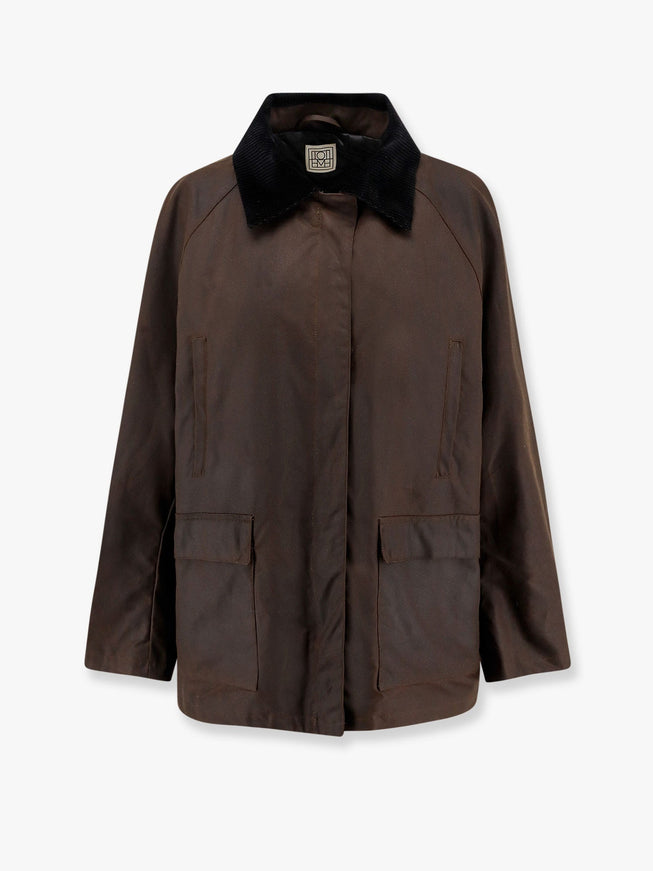 Toteme Country Organic Cotton Jacket Bark