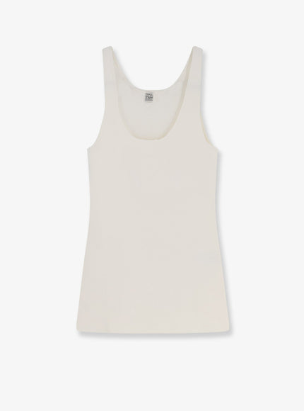 Toteme Viscose Blend Tank Top White