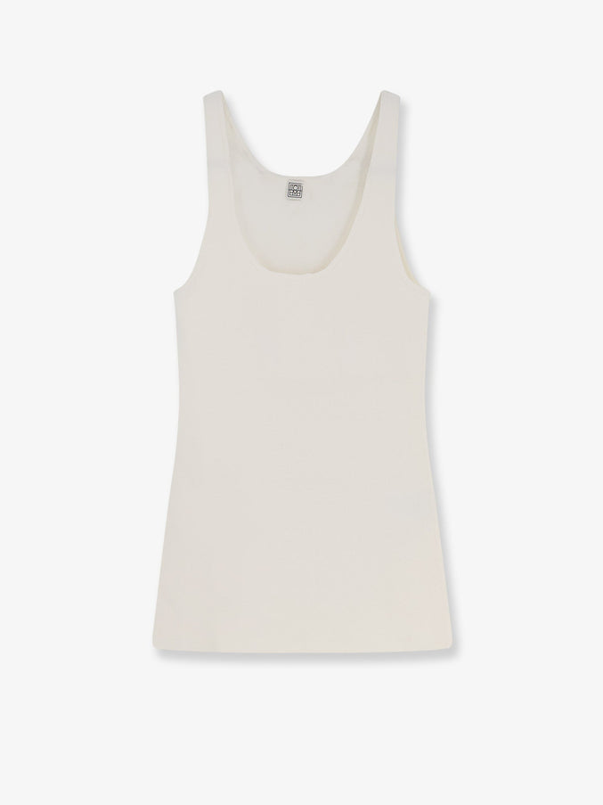 Toteme Viscose Blend Tank Top White