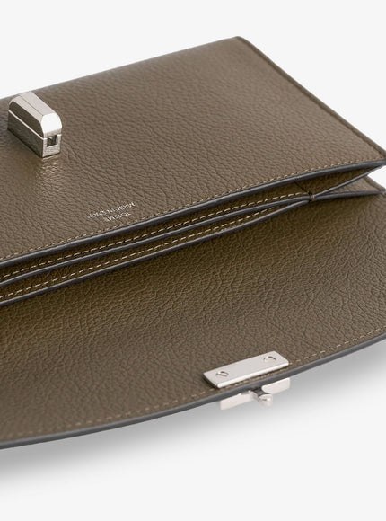 Toteme Leather T-Lock Wallet