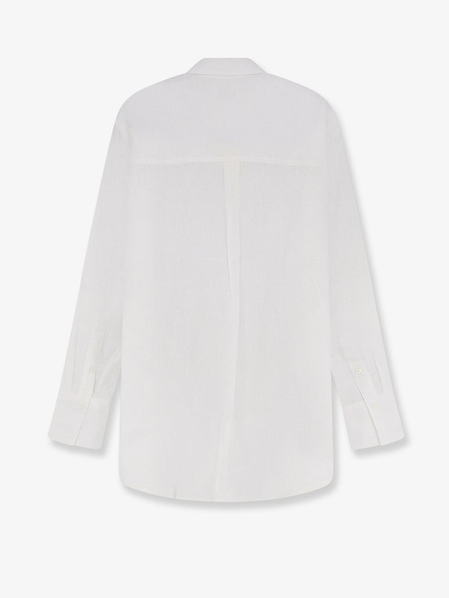 Toteme Cotton And Linen Oversized Summer Shirt
