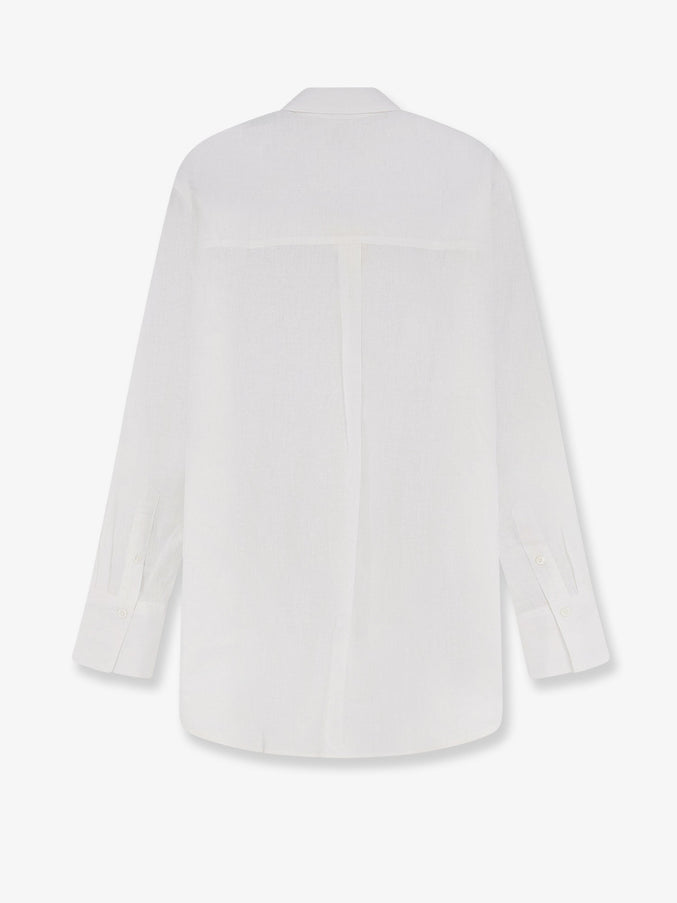 Toteme Cotton And Linen Oversized Summer Shirt