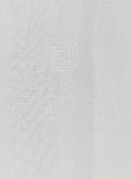 Toteme Cotton And Linen Oversized Summer Shirt