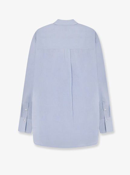 Toteme Cotton And Linen Oversized Summer Shirt
