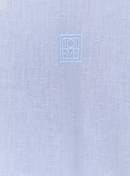 Toteme Cotton And Linen Oversized Summer Shirt