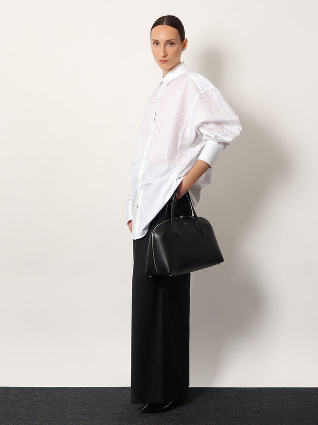 Toteme Hammered Leather Handbag