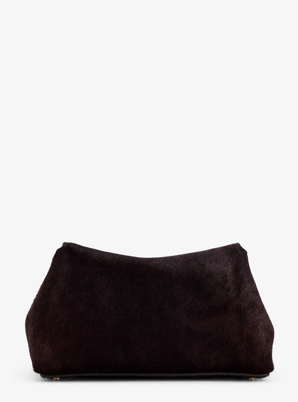 Toteme Mini T-Lock Leather Clutch