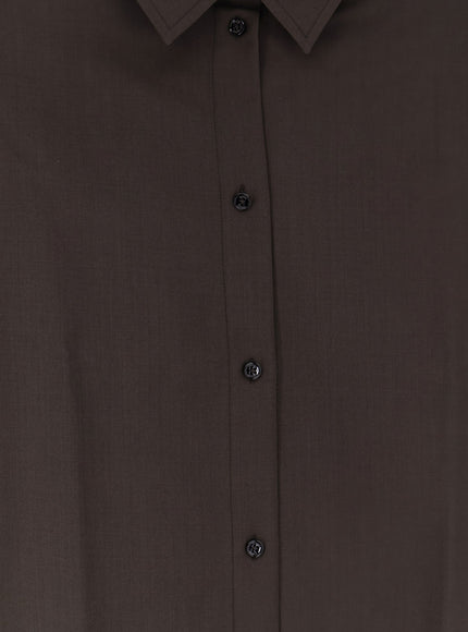 Toteme Tie-Cuff Wool Shirt