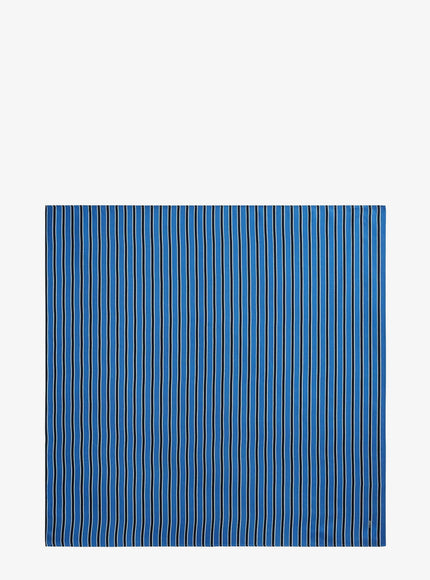 Toteme Silk Foulard Uni Bluenavy