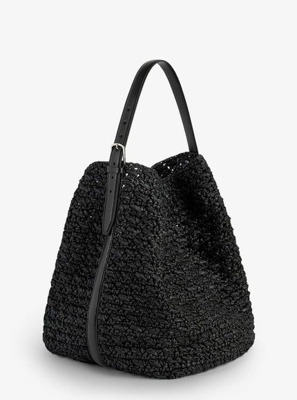 Toteme Raffia Shoulder Bag